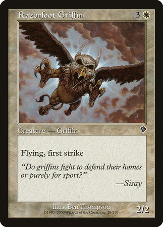 Razorfoot Griffin [Invasion] | North Game Den