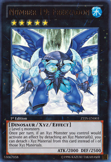 Number 19: Freezadon [ZTIN-EN003] Ultra Rare | North Game Den