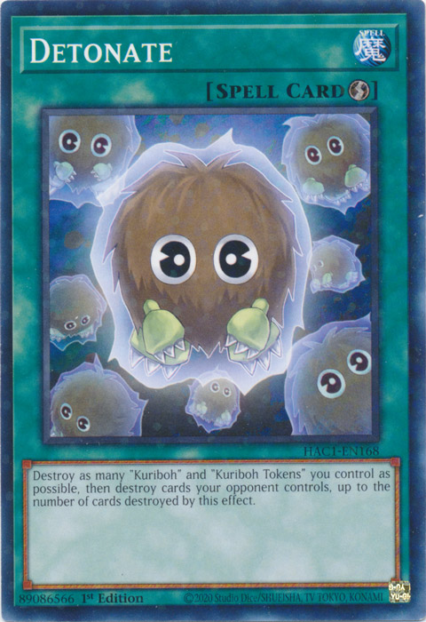 Detonate (Duel Terminal) [HAC1-EN168] Common | North Game Den