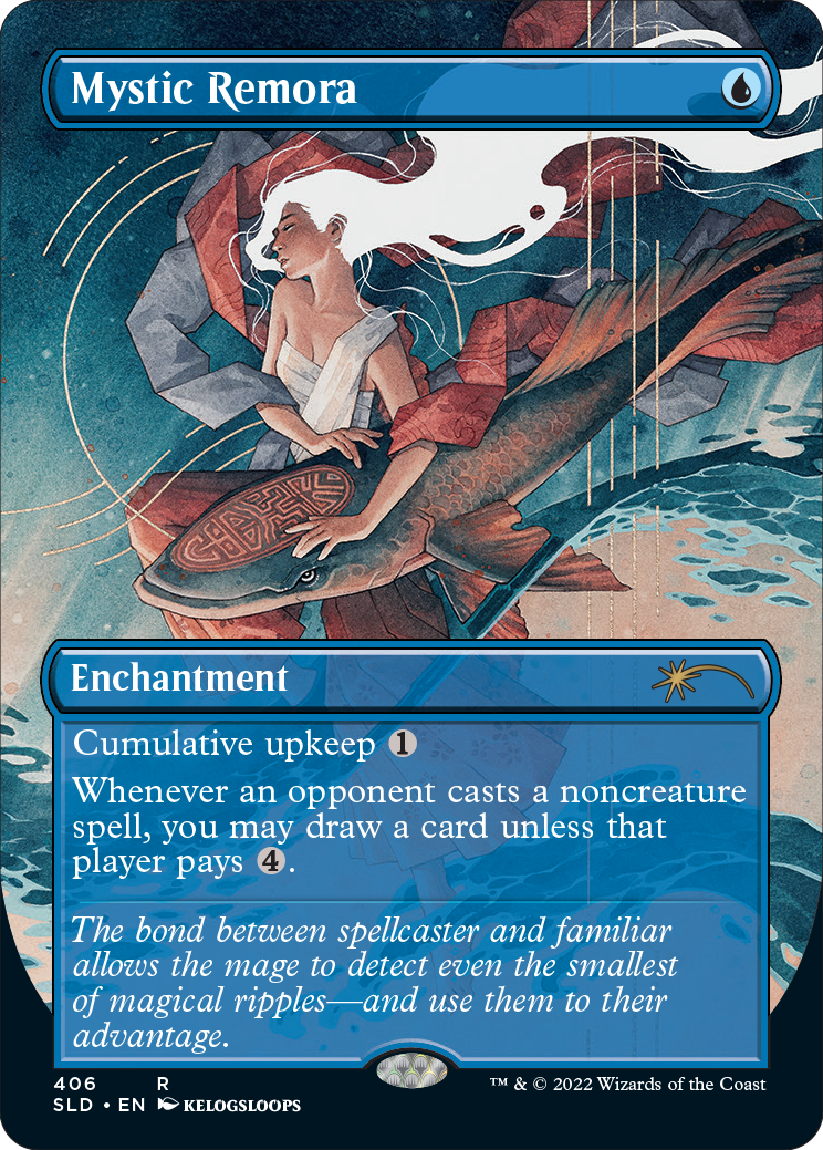 Mystic Remora (Borderless) [Secret Lair Drop Series] | North Game Den