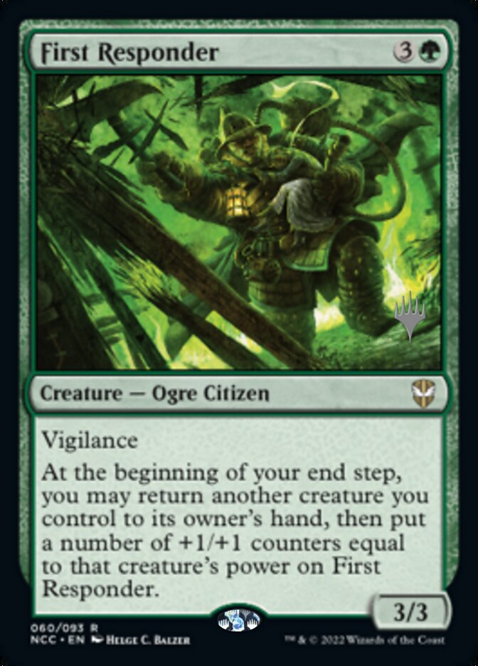 First Responder (Promo Pack) [Streets of New Capenna Commander Promos] | North Game Den