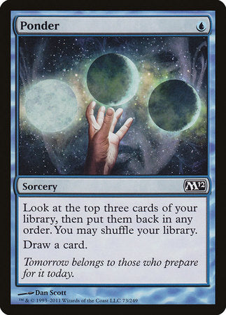 Ponder [Magic 2012] | North Game Den