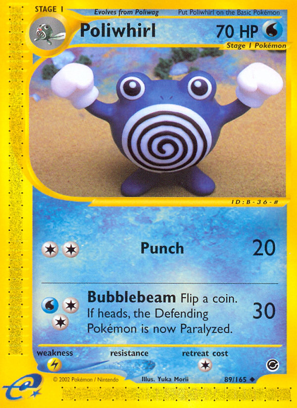 Poliwhirl (89/165) [Expedition: Base Set] | North Game Den