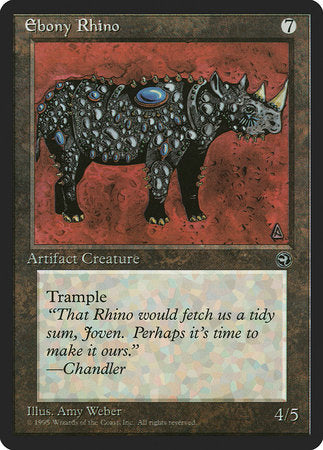 Ebony Rhino [Homelands] | North Game Den