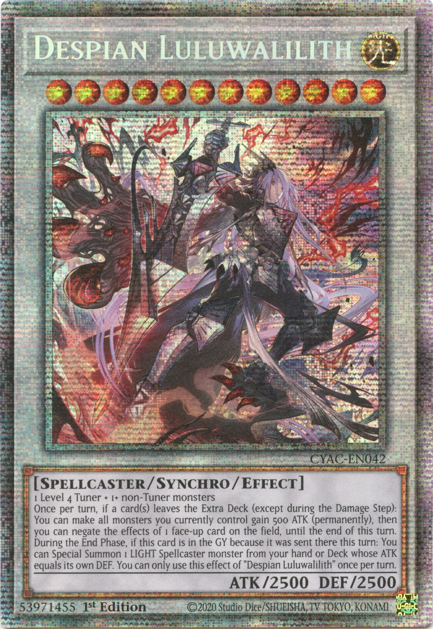 Despian Luluwalilith [CYAC-EN042] Starlight Rare | North Game Den