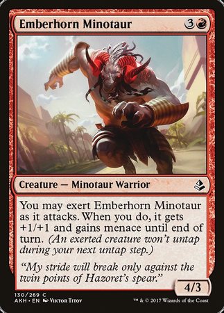 Emberhorn Minotaur [Amonkhet] | North Game Den