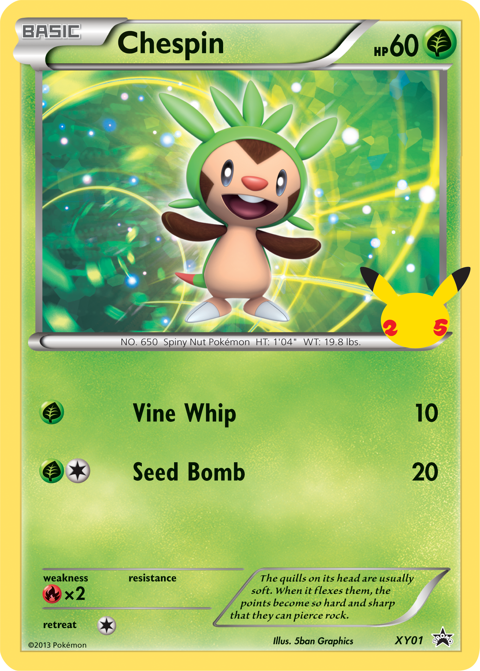 Chespin (XY01) [First Partner Pack] | North Game Den