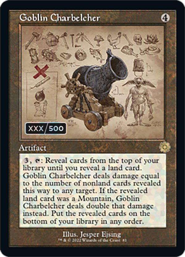 Goblin Charbelcher (Retro Schematic) (Serial Numbered) [The Brothers' War Retro Artifacts] | North Game Den