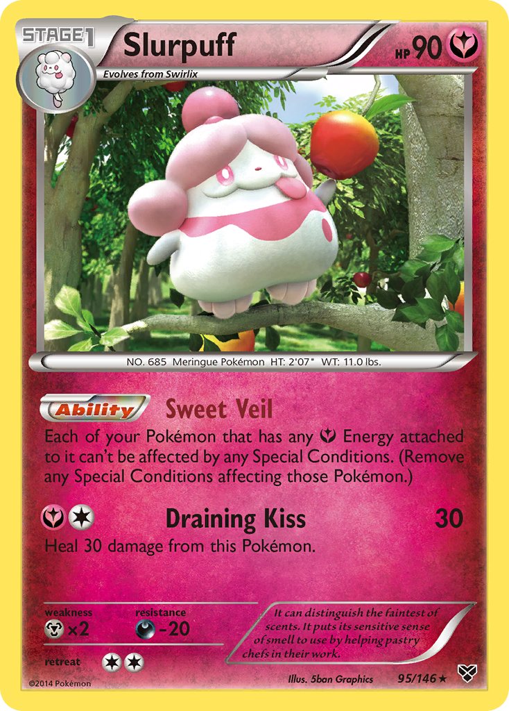 Slurpuff (95/146) (Theme Deck Exclusive) [XY: Base Set] | North Game Den