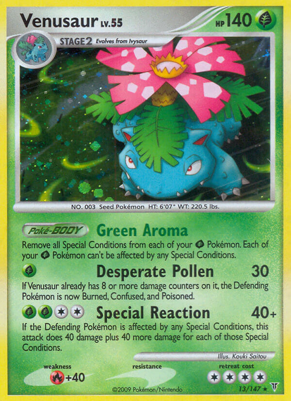 Venusaur (13/147) (Theme Deck Exclusive) [Platinum: Supreme Victors] | North Game Den