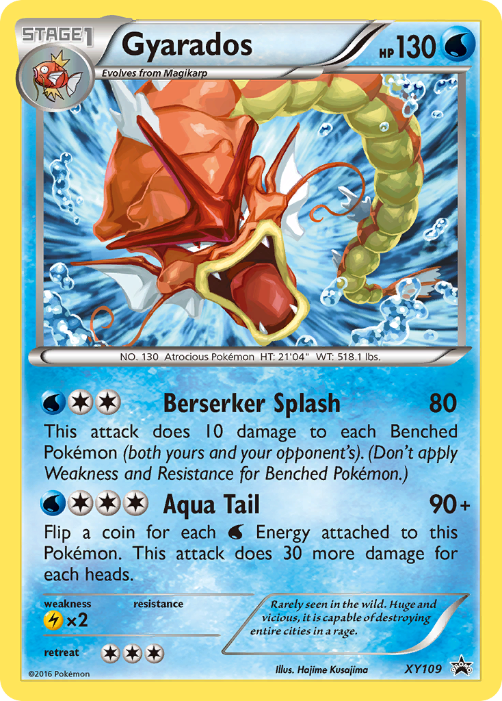 Gyarados (XY109) [XY: Black Star Promos] | North Game Den