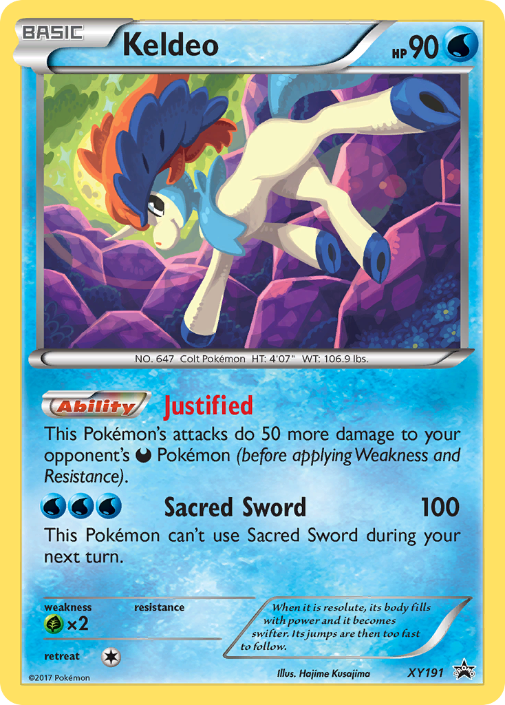 Keldeo (XY191) [XY: Black Star Promos] | North Game Den