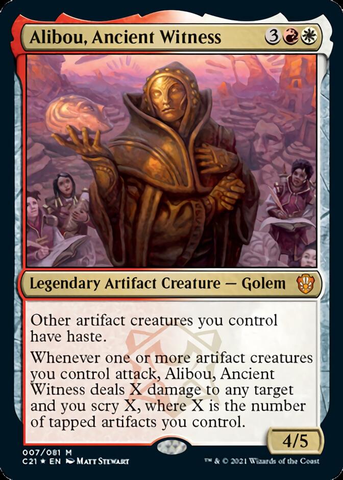 Alibou, Ancient Witness [Commander 2021] | North Game Den