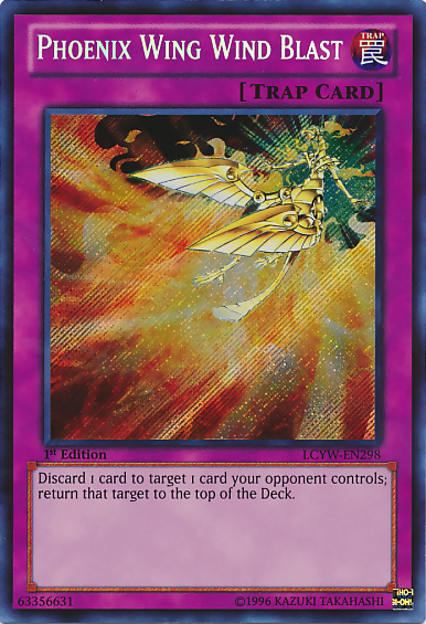 Phoenix Wing Wind Blast [LCYW-EN298] Secret Rare | North Game Den