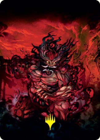 Vessel of the All-Consuming Art Card (Gold-Stamped Signature) [Kamigawa: Neon Dynasty Art Series] | North Game Den