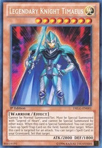 Legendary Knight Timaeus [DRLG-EN001] Secret Rare | North Game Den