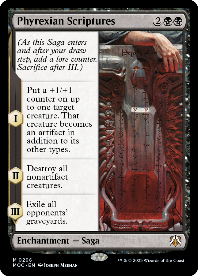 Phyrexian Scriptures [March of the Machine Commander] | North Game Den