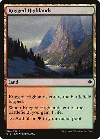 Rugged Highlands [Commander 2016] | North Game Den