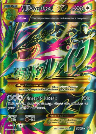 M Rayquaza EX (98/98) (Jumbo Card) [XY: Ancient Origins] | North Game Den