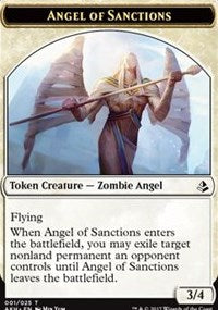 Angel of Sanctions // Drake Token [Amonkhet Tokens] | North Game Den