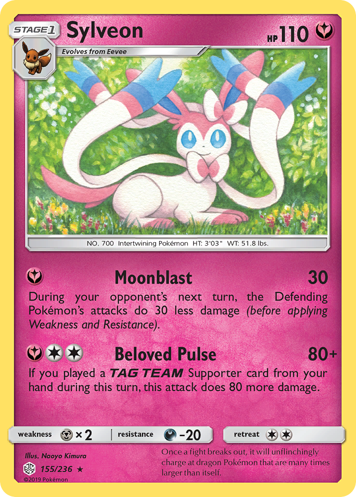 Sylveon (155/236) [Sun & Moon: Cosmic Eclipse] | North Game Den