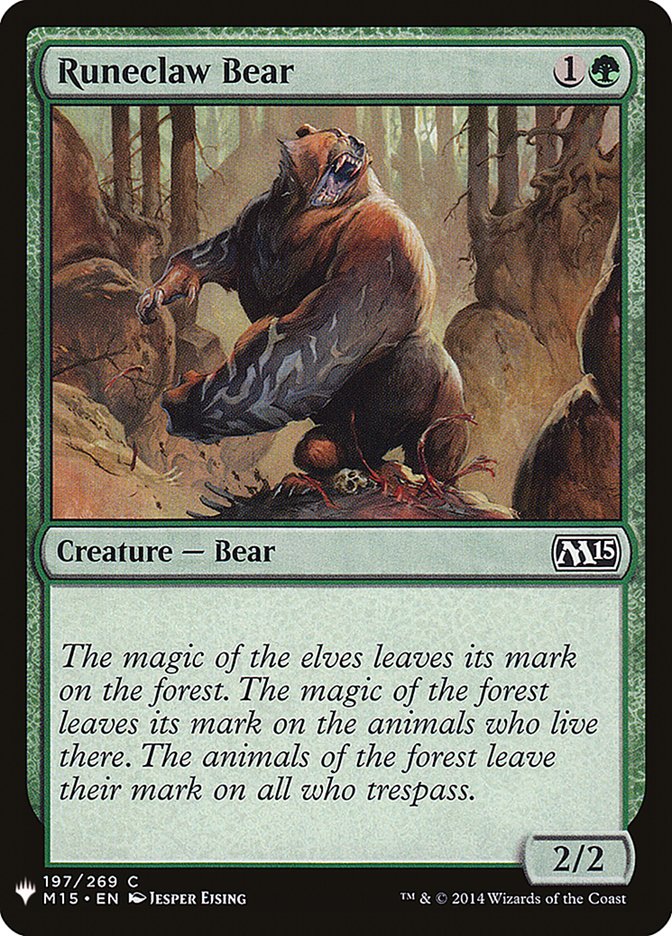 Runeclaw Bear [Mystery Booster] | North Game Den