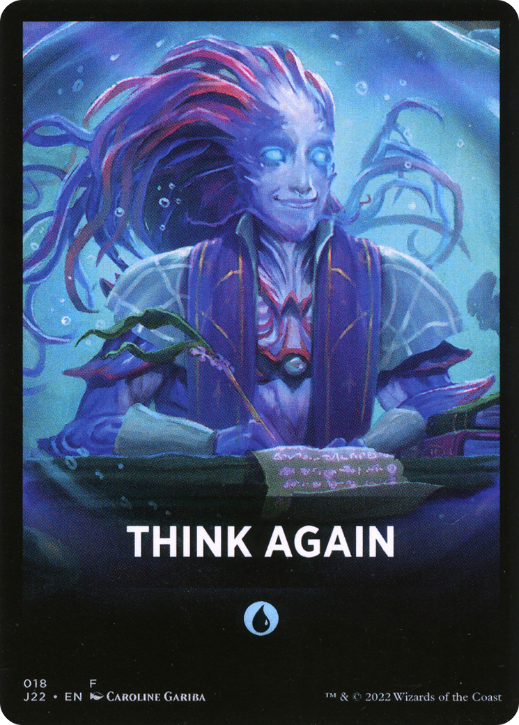 Think Again Theme Card [Jumpstart 2022 Front Cards] | North Game Den