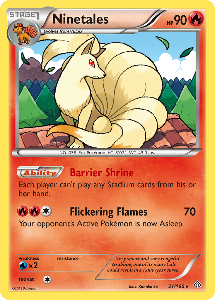 Ninetales (21/160) [XY: Primal Clash] | North Game Den