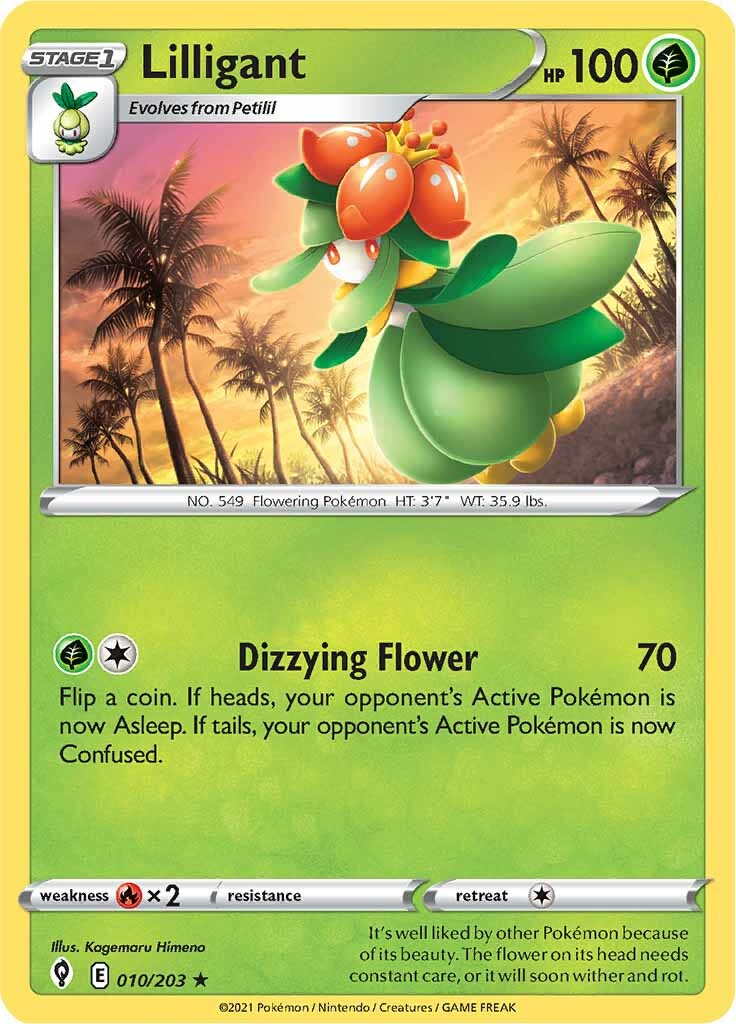 Lilligant (010/203) [Sword & Shield: Evolving Skies] | North Game Den