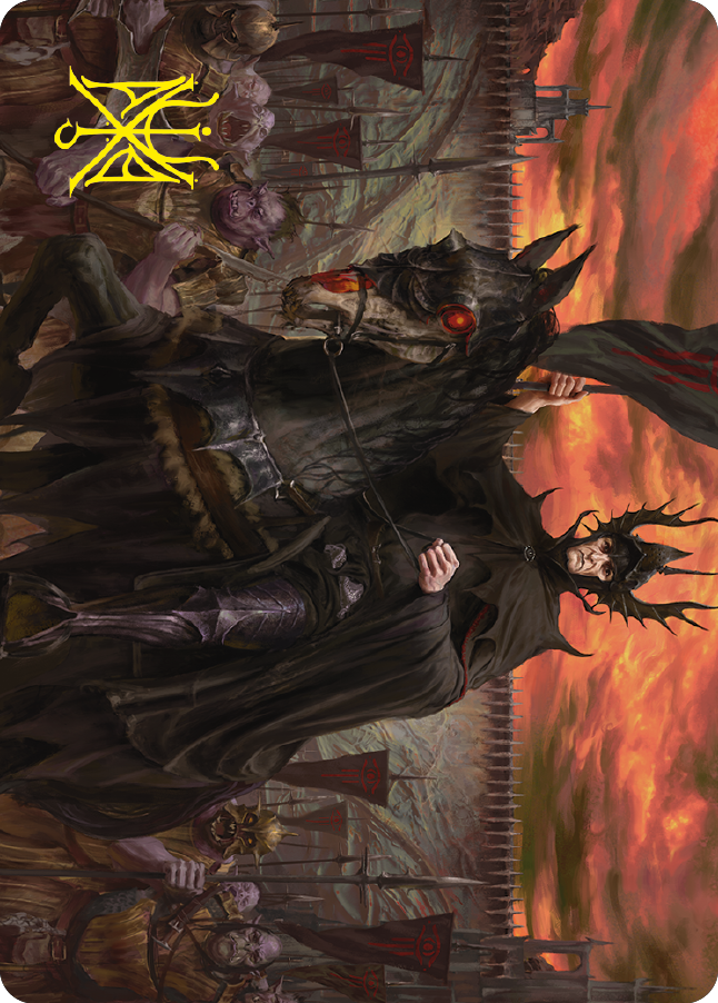 The Mouth of Sauron Art Card (Gold-Stamped Signature) [The Lord of the Rings: Tales of Middle-earth Art Series] | North Game Den