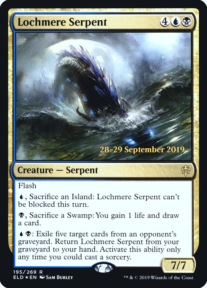 Lochmere Serpent  [Throne of Eldraine Prerelease Promos] | North Game Den