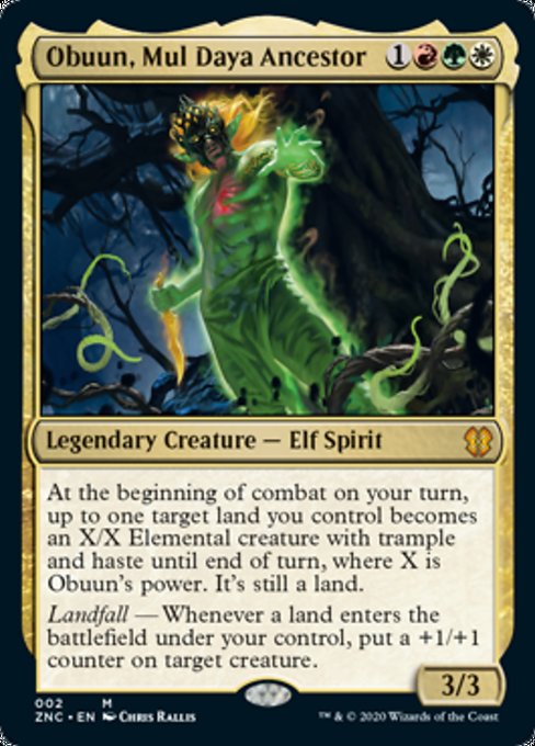 Obuun, Mul Daya Ancestor [Commander: Zendikar Rising] | North Game Den