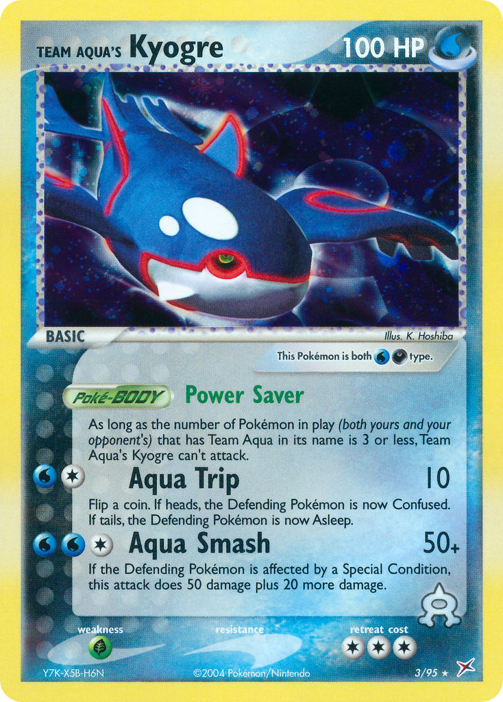 Team Aqua's Kyogre (3/95) (Theme Deck Exclusive) [EX: Team Magma vs Team Aqua] | North Game Den