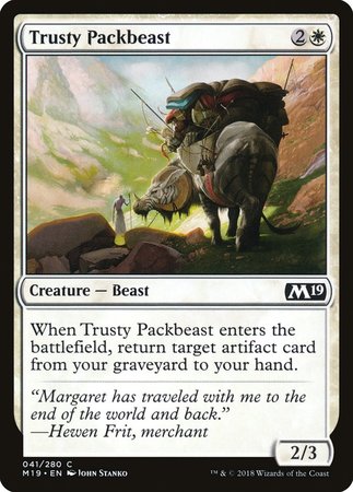 Trusty Packbeast [Core Set 2019] | North Game Den