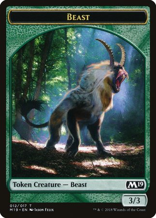 Beast Token [Core Set 2019 Tokens] | North Game Den