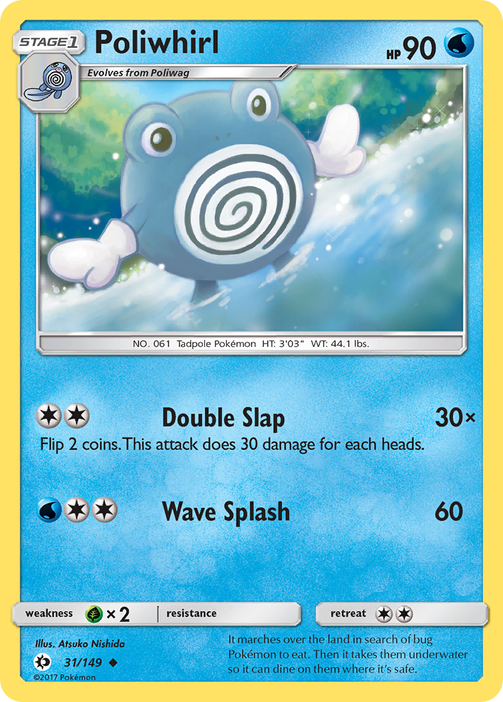 Poliwhirl (31/149) [Sun & Moon: Base Set] | North Game Den