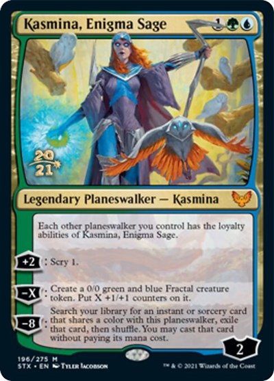 Kasmina, Enigma Sage [Strixhaven: School of Mages Prerelease Promos] | North Game Den