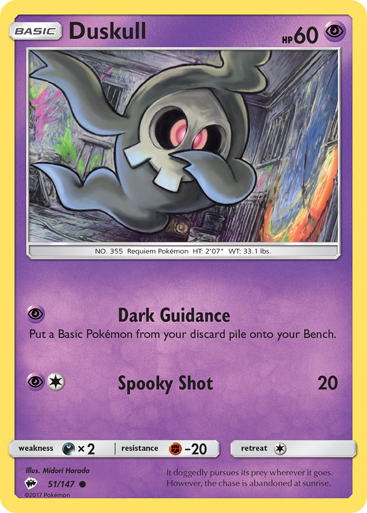 Duskull (51/147) [Sun & Moon: Burning Shadows] | North Game Den