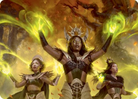 Dawnhart Wardens Art Card [Innistrad: Midnight Hunt Art Series] | North Game Den