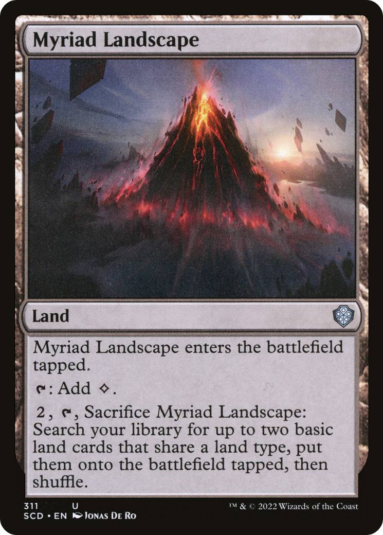 Myriad Landscape [Starter Commander Decks] | North Game Den