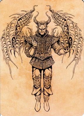 Raphael, Fiendish Savior Art Card (75) [Commander Legends: Battle for Baldur's Gate Art Series] | North Game Den