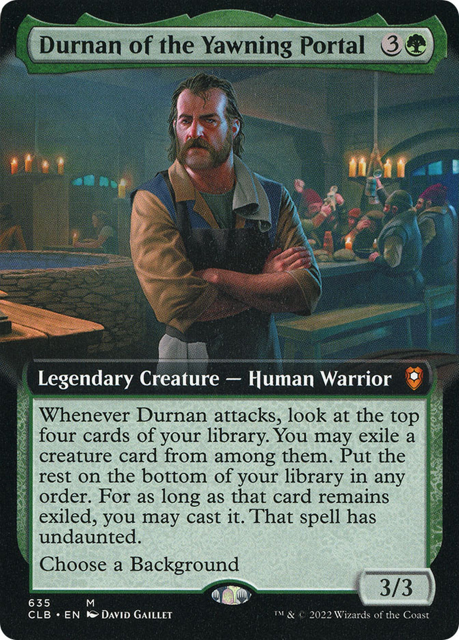 Durnan of the Yawning Portal (Extended Art) [Commander Legends: Battle for Baldur's Gate] | North Game Den