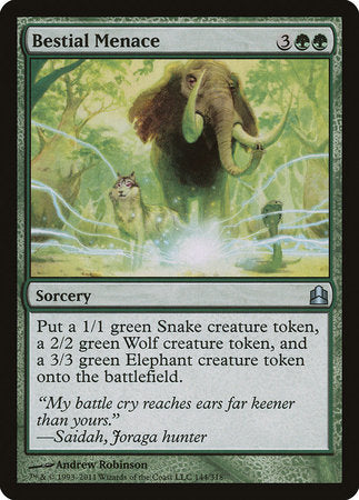 Bestial Menace [Commander 2011] | North Game Den
