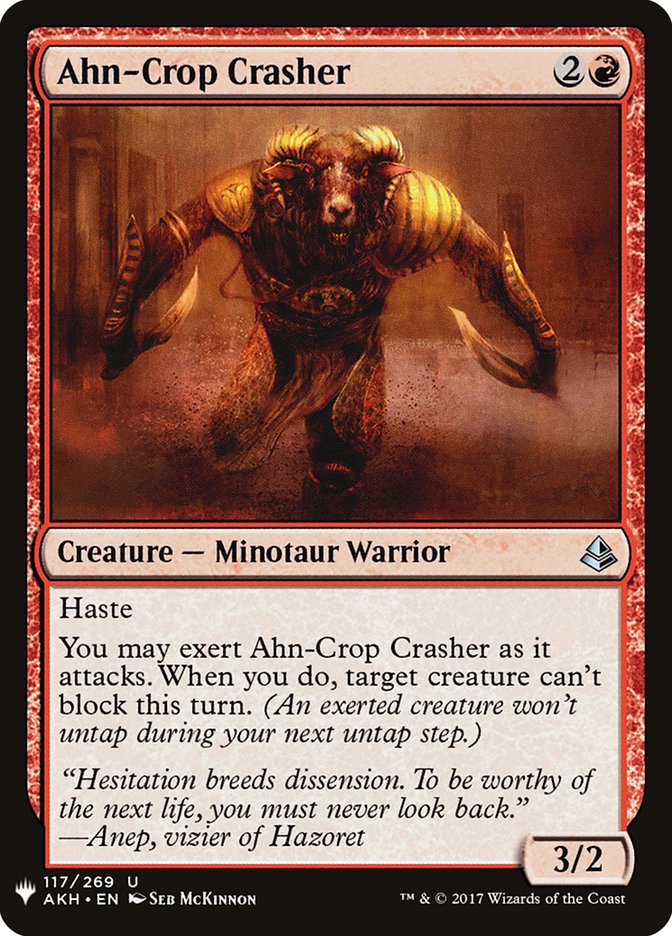 Ahn-Crop Crasher [Mystery Booster] | North Game Den