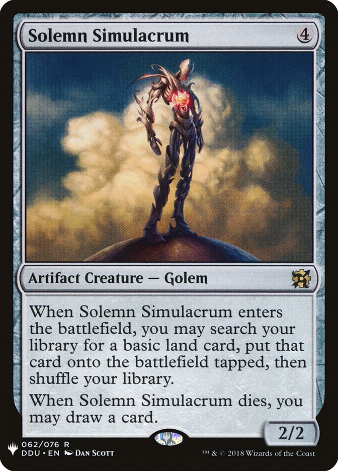 Solemn Simulacrum [Mystery Booster] | North Game Den