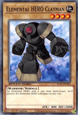 Elemental HERO Clayman [SGX1-ENA03] Common | North Game Den