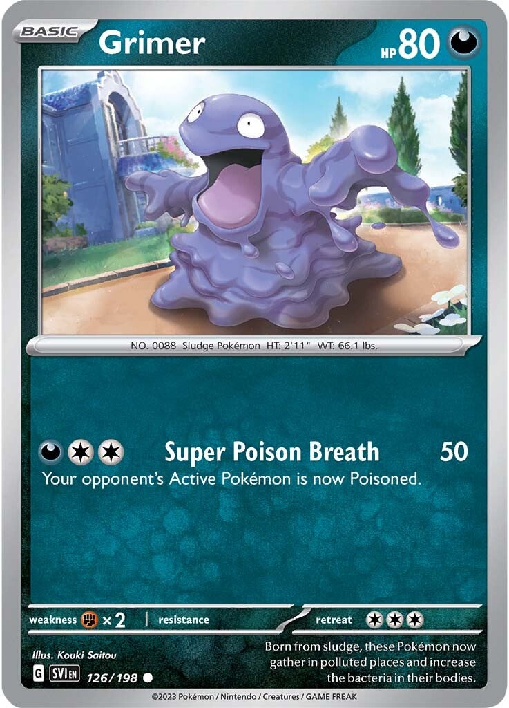 Grimer (126/198) [Scarlet & Violet: Base Set] | North Game Den