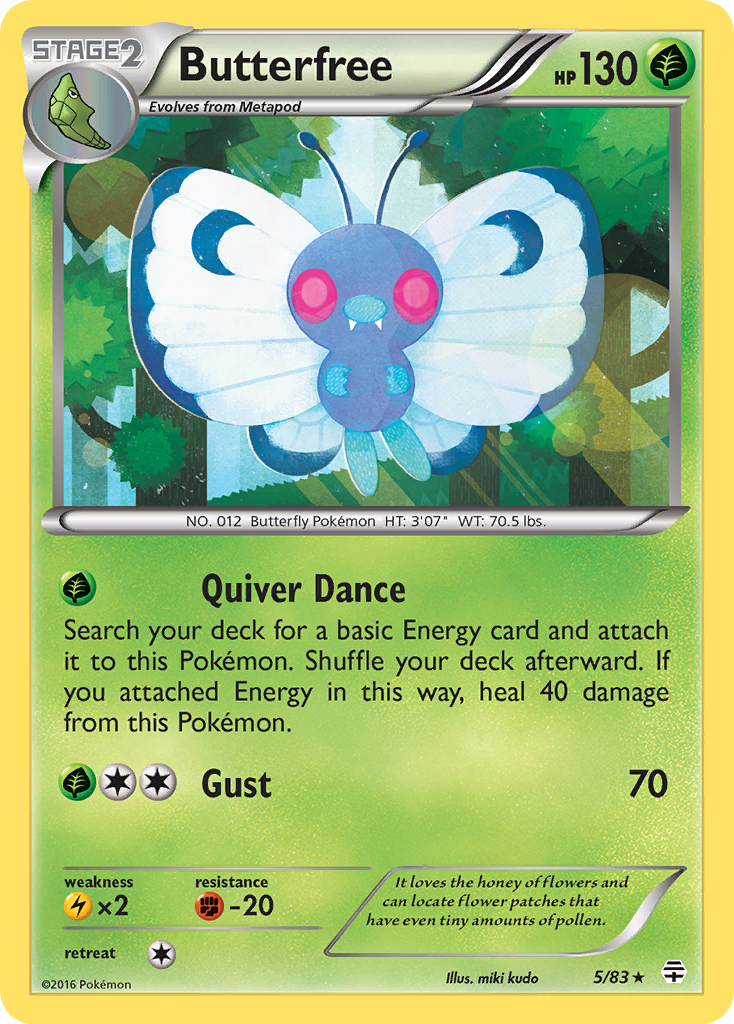 Butterfree (5/83) [XY: Generations] | North Game Den