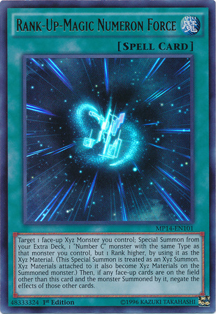 Rank-Up-Magic Numeron Force [MP14-EN101] Ultra Rare | North Game Den