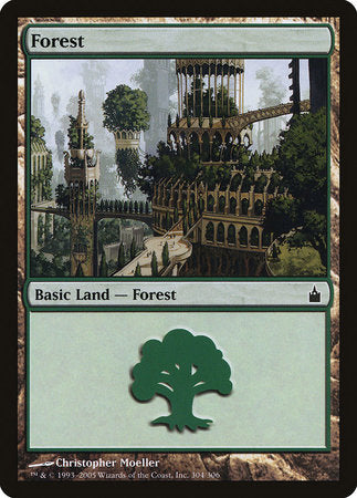 Forest (304) [Ravnica: City of Guilds] | North Game Den